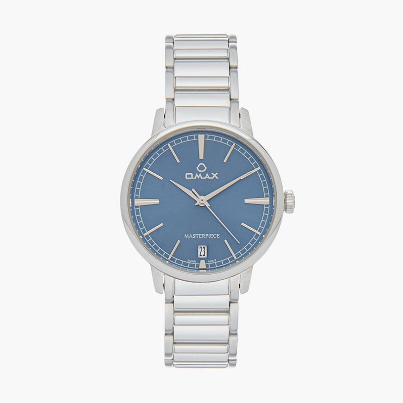 Omax Masterpiece Women's Watch - Blue Dial, 34mm - Image 1